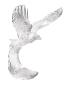 Golden eagle sculpture in clear crystal clear - Lalique